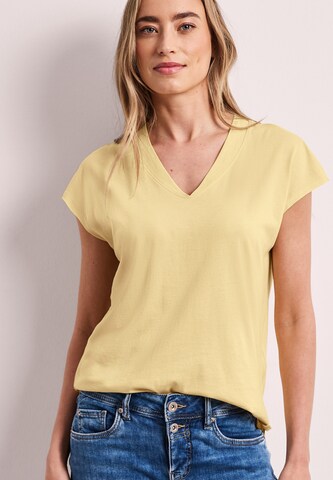 STREET ONE Shirt in Gelb: Vorderseite