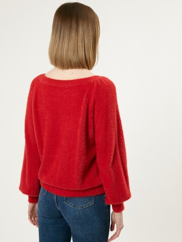 Influencer Knit cardigan in Red