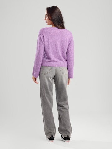 America Today Gebreid vest in Lila