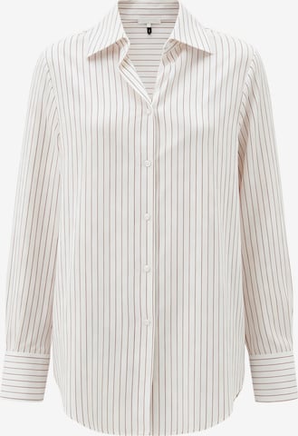 Lilysilk Bluse in Braun: Vorderseite