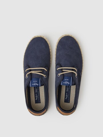 Pantofi cu șireturi 'TOURIST CLAIC' de la Pepe Jeans pe albastru