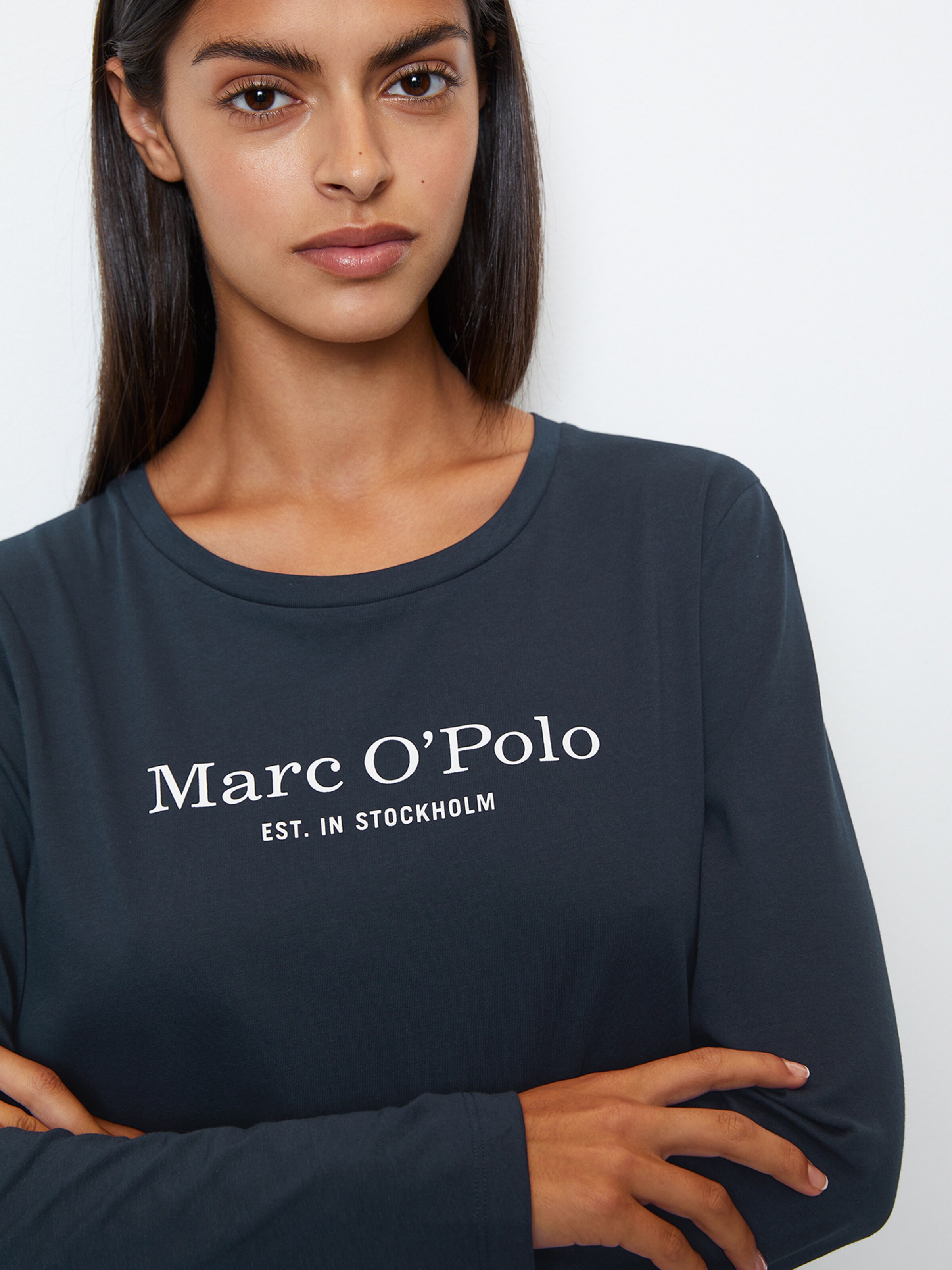 Marc O'Polo - Camiseta de noche ' Mix & Match Cotton ' en azul