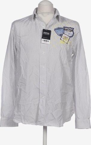 SANSIBAR Button Up Shirt in M in White: front