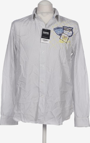 SANSIBAR Button Up Shirt in M in White: front