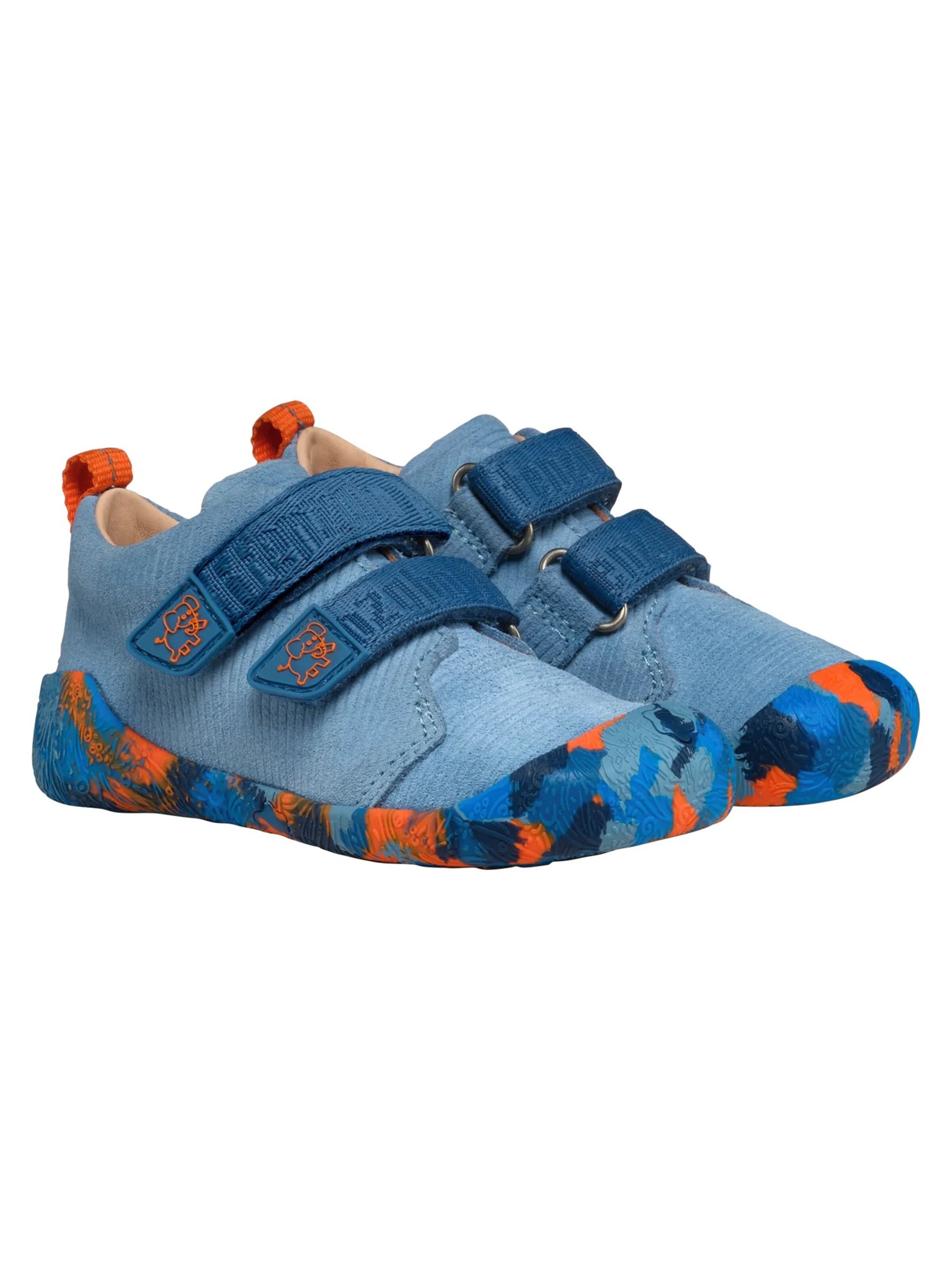 Affenzahn First-Step Shoes 'Lauflernschuh Leder Walky' in Blue