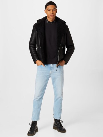 Calvin Klein Jeans - Sweatshirt 'JACQUARD' em preto