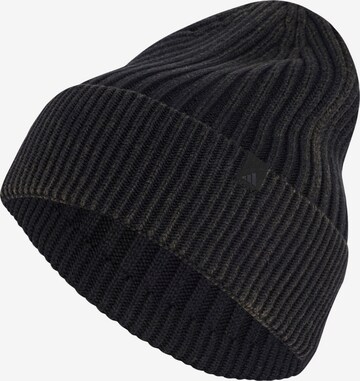 ADIDAS PERFORMANCE - Gorro deportivo en negro: frente