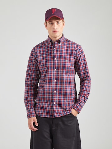 Coupe regular Chemise 'CLASSIC' GANT en rouge : devant