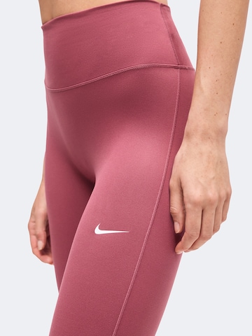 NIKE Скинни Спортивные штаны 'ONE' в Ярко-розовый