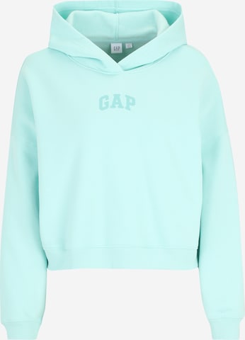 Gap Petite Sweatshirt in Blue: front