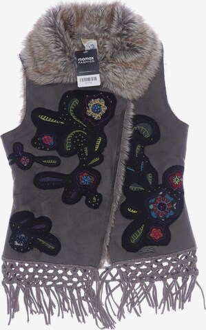 Desigual Vest in S in Brown: front