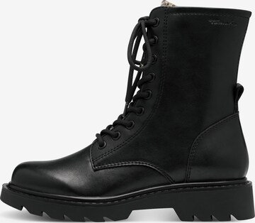 TAMARIS Lace-Up Ankle Boots in Black