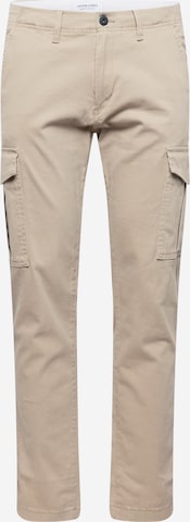JACK & JONES Slimfit Hose 'JJIMarco JJJoe' in Beige: Vorderseite