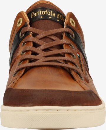 PANTOFOLA D'ORO Platform trainers 'Palme' in Brown