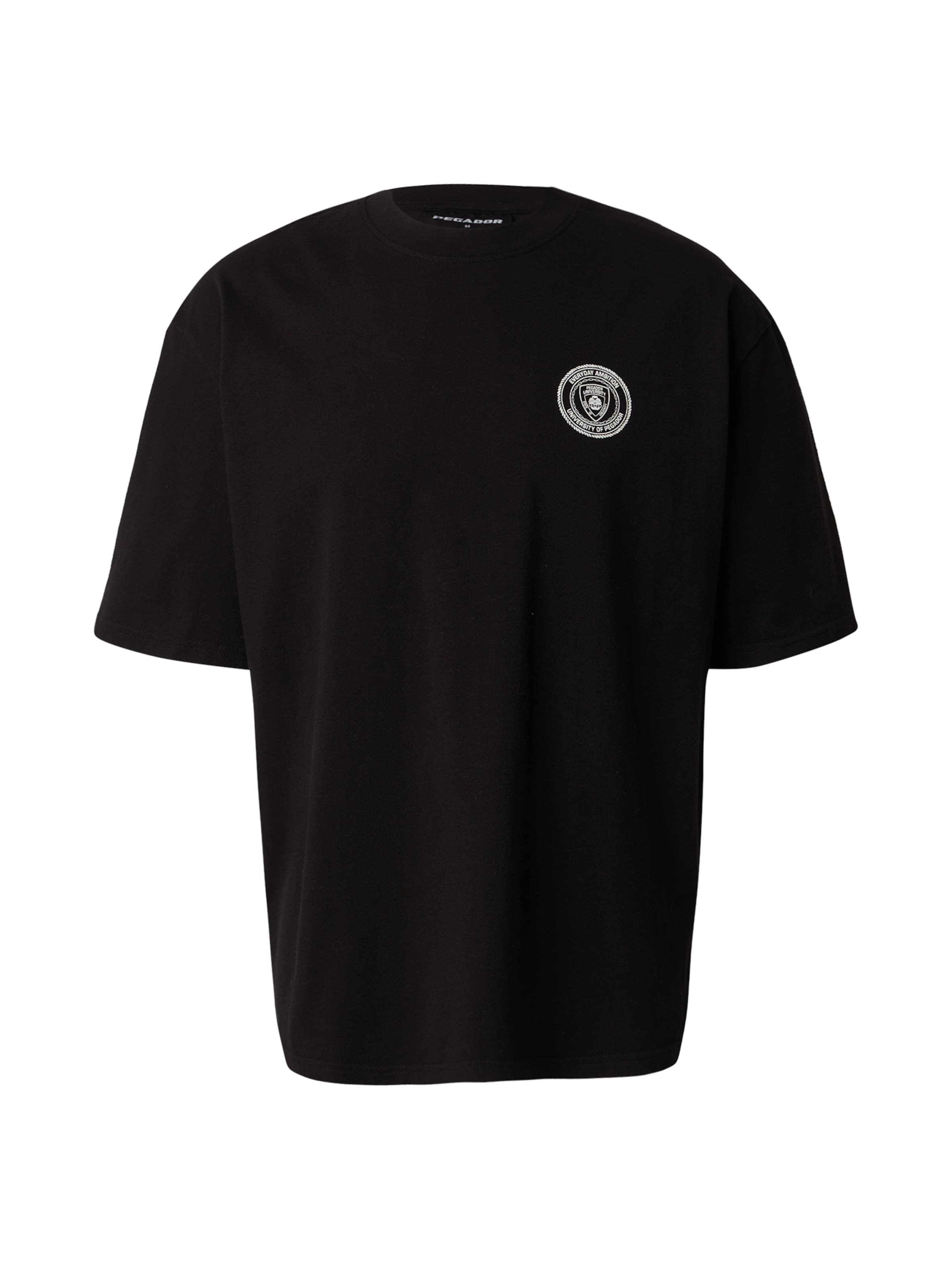 Pegador T-shirt 'Patron' i svart: framsida