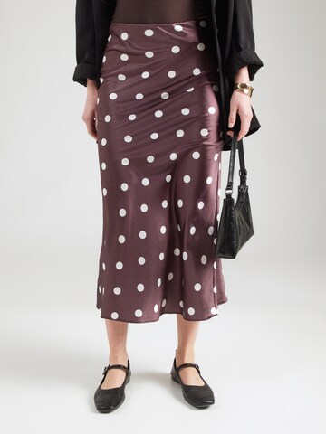 Jupe 'Freya' ABOUT YOU en marron : devant