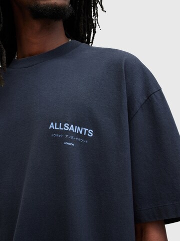 AllSaints Shirt 'Underground' in Blauw