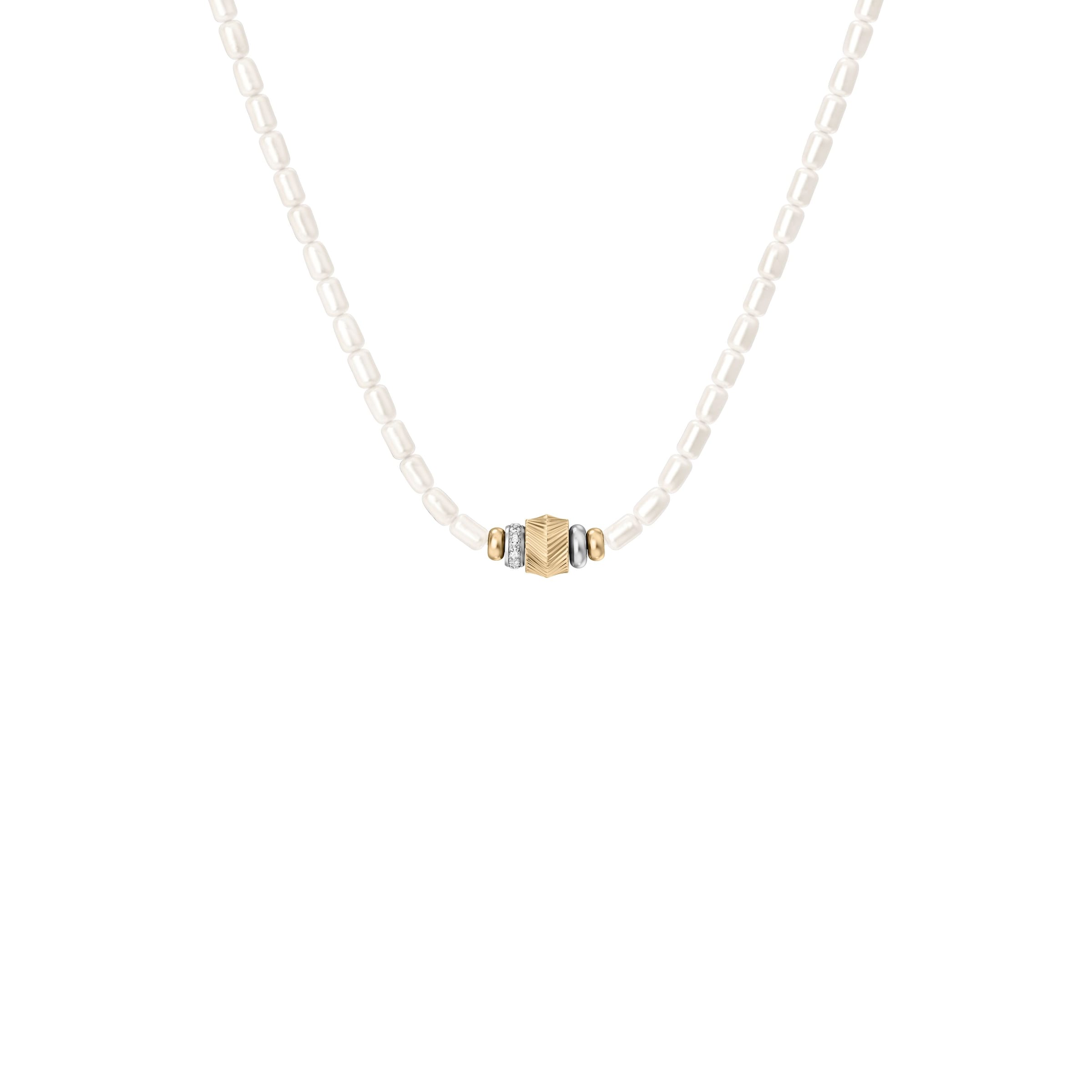 FOSSIL Верижка 'Harlow' в бяло