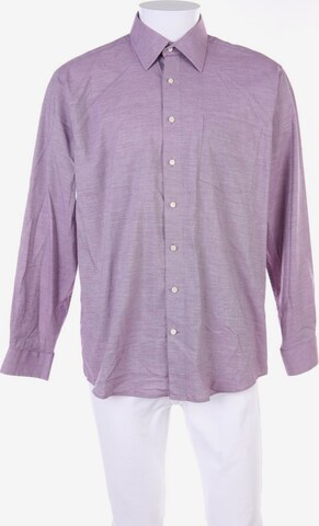 A.W.Dunmore Button Up Shirt in L in Purple: front