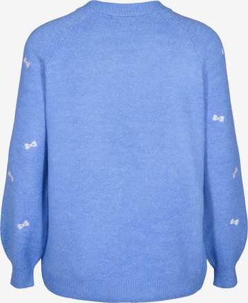 Zizzi Sweater 'MDAISY' in Blue