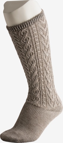 STOCKERPOINT Traditional socks 'Albert' in Beige: front