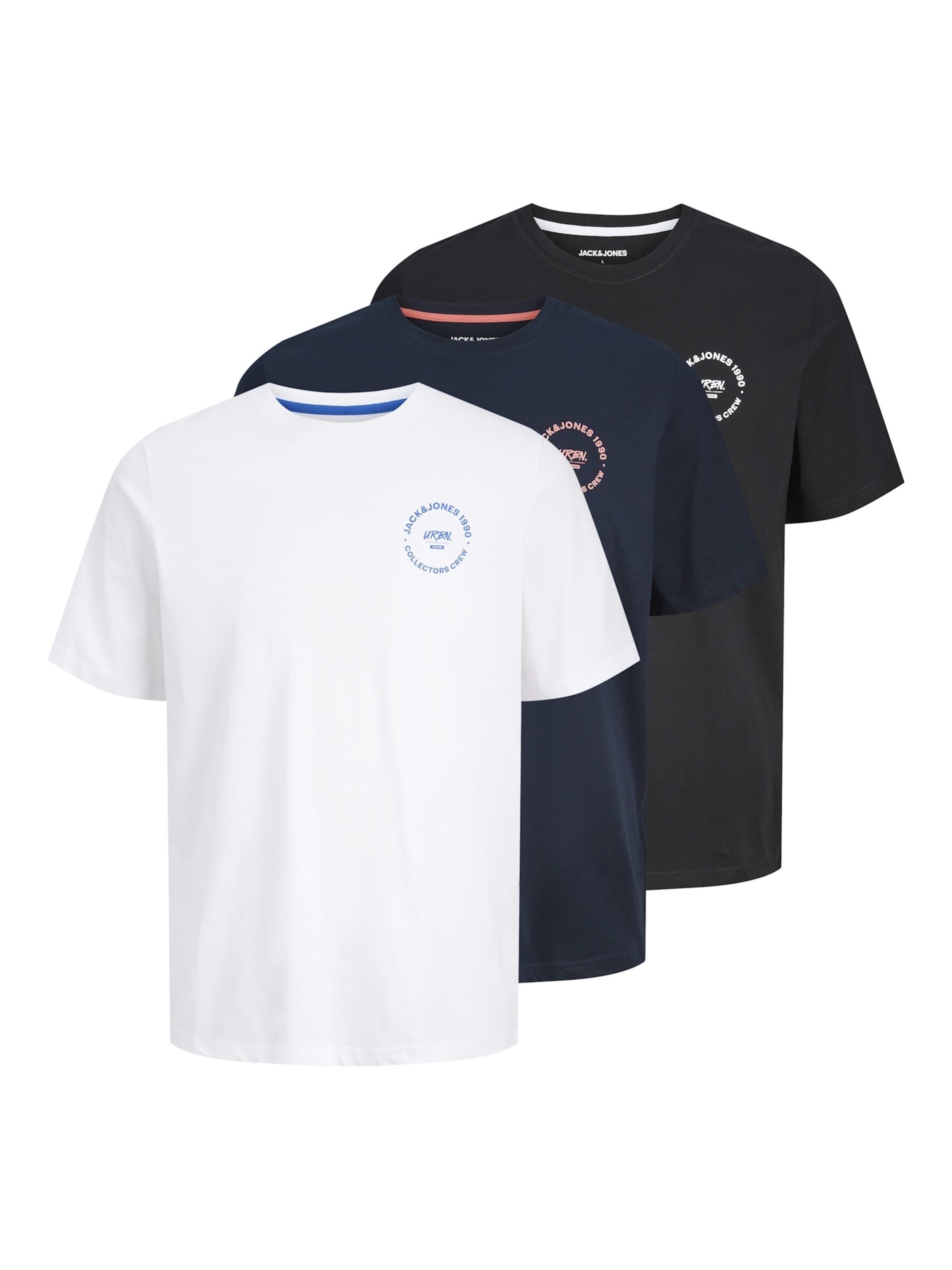 Tricou 'JJSimon' de la JACK & JONES pe albastru: față