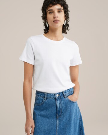 Maglietta di WE Fashion in bianco: frontale