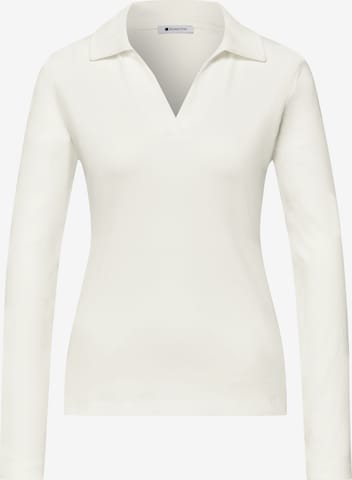 STREET ONE Poloshirt in Weiß: Vorderseite