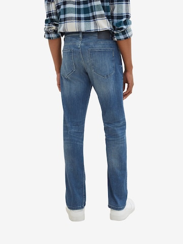 TOM TAILOR Tapered Jeans in Blauw