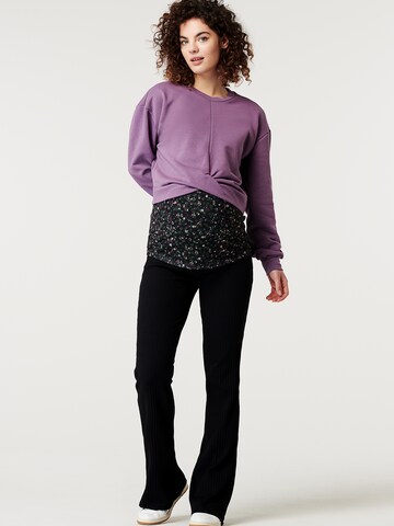 Sweat-shirt 'Bredon' Supermom en violet : devant