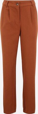 Y.A.S Tall Regular Pleat-Front Pants 'NOELLE' in Brown: front