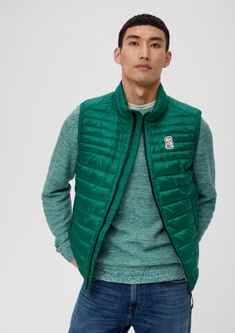 Gilet s.Oliver en vert : devant