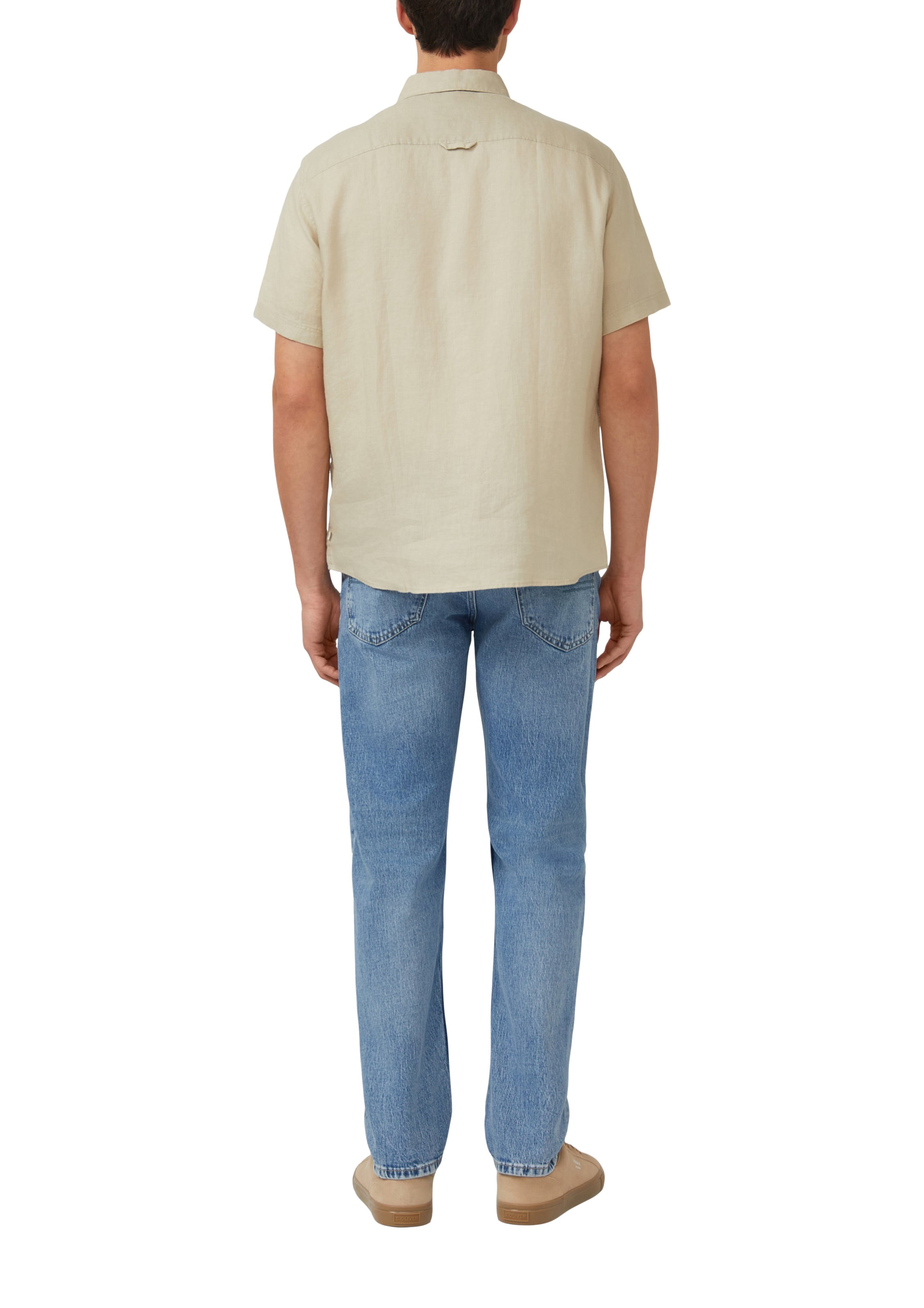 Coupe regular Chemise s.Oliver en beige