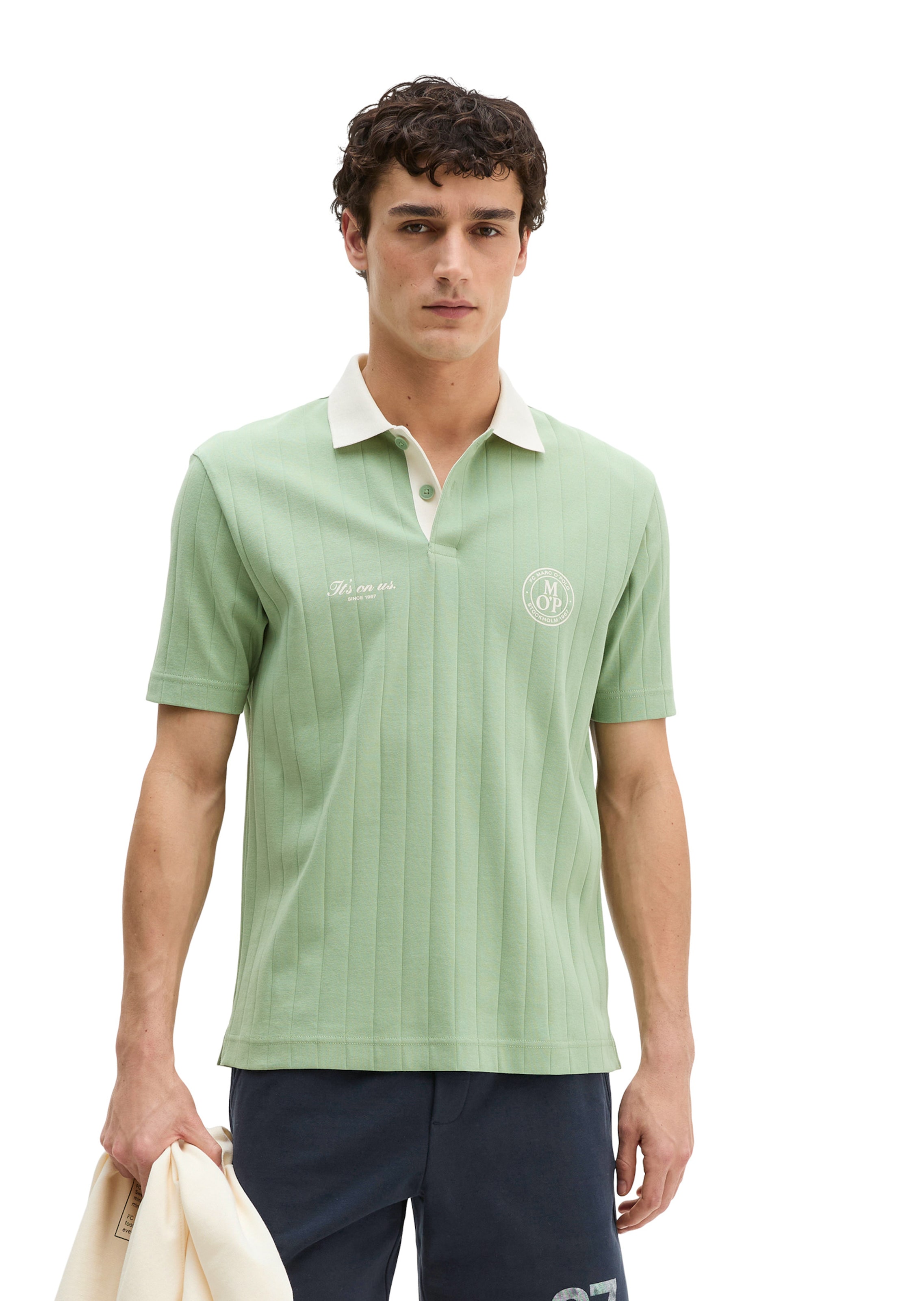 Marc O'Polo Shirt in Grün: Vorderseite