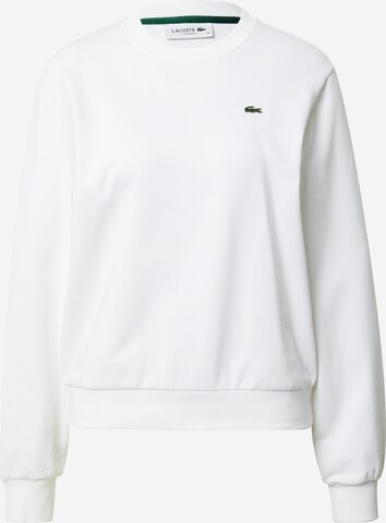 Sweat-shirt LACOSTE en blanc : devant