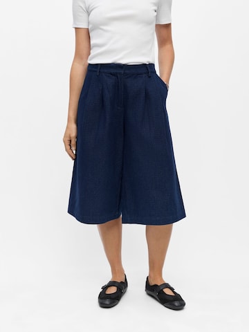 Wide Leg Pantalon à pince 'OBJBelinda' OBJECT en bleu : devant