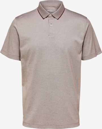 SELECTED HOMME Poloshirt 'Leroy' in Beige: predná strana