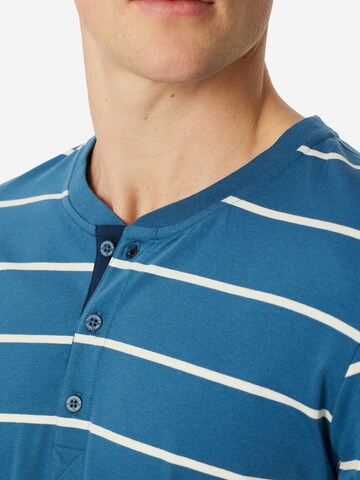 Pyjama long 'Casual Nightwear' SCHIESSER en bleu