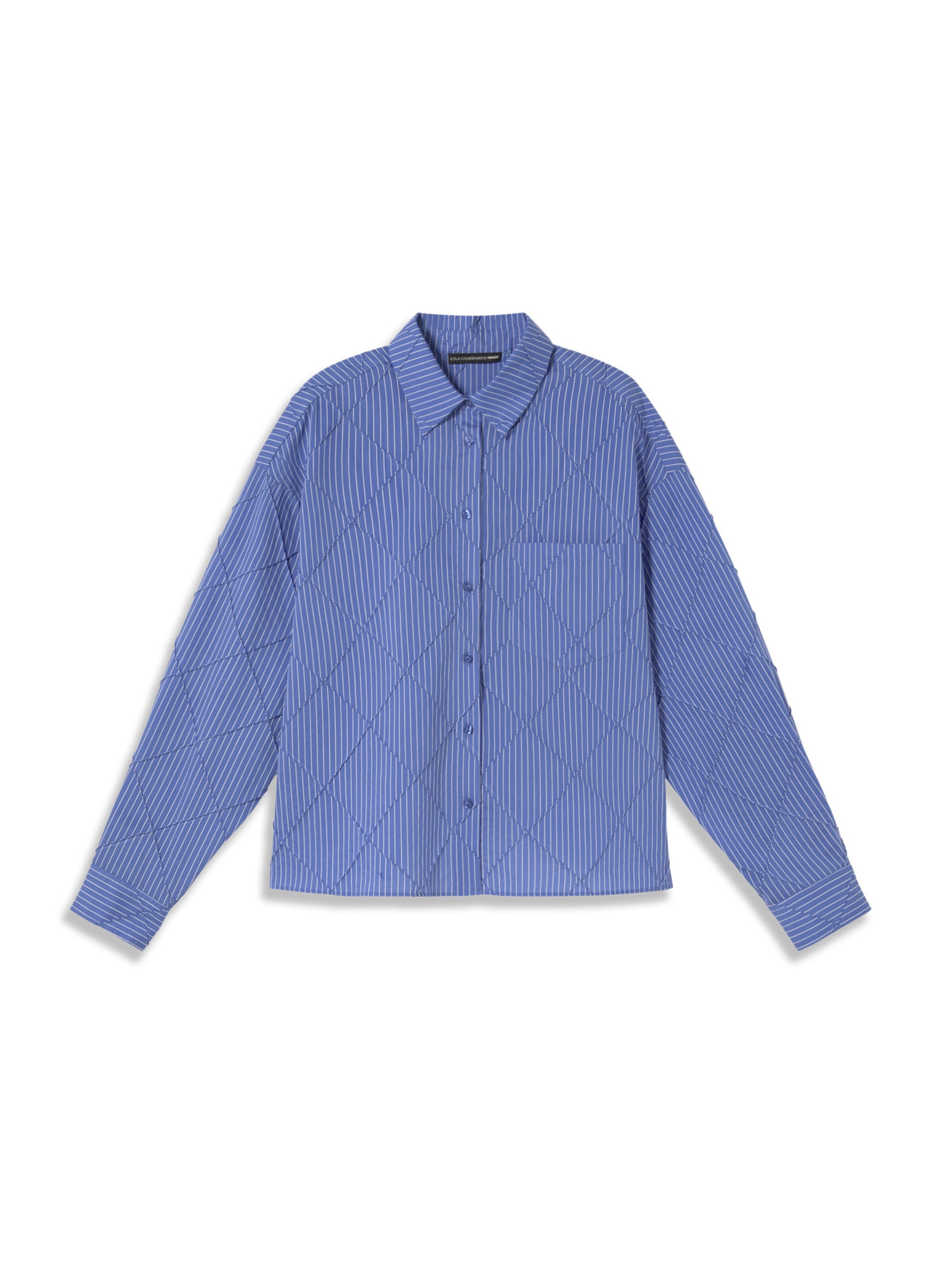 Lola Casademunt Blusa en azul oscuro / blanco, Vista del producto