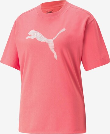 T-shirt PUMA en rose : devant