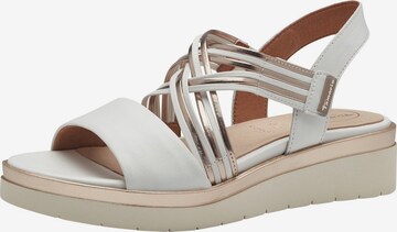 TAMARIS Sandals in White: front