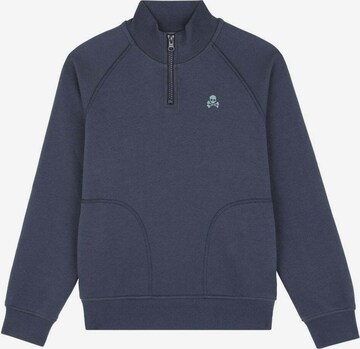 Scalpers Sweatshirt 'New Tassel' in Blauw: voorkant