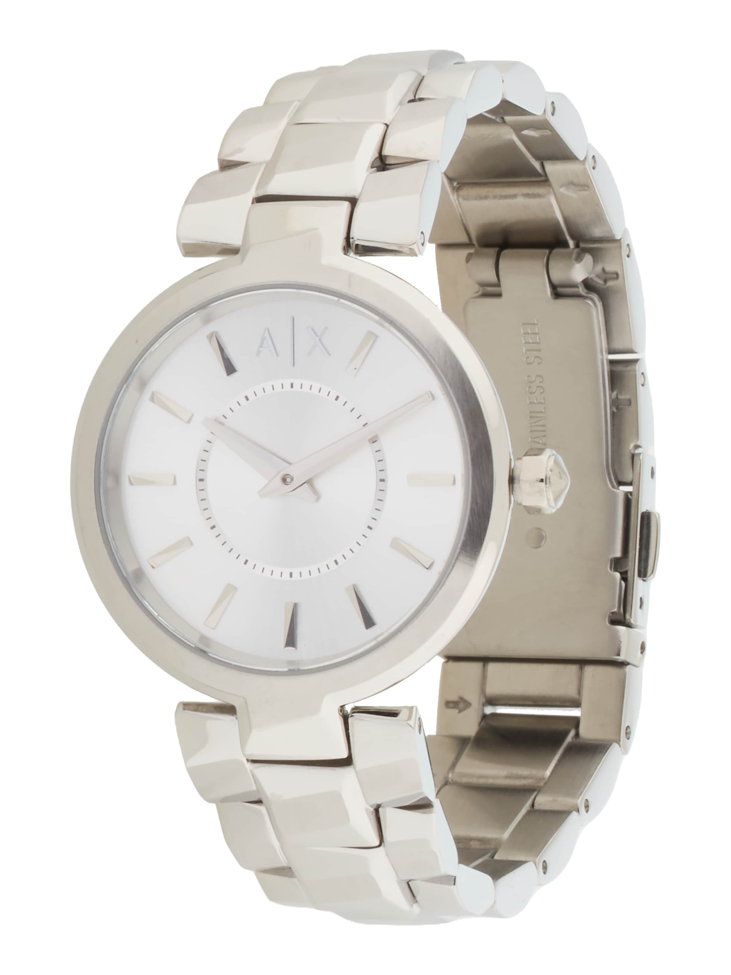 ARMANI EXCHANGE Analogna ura | srebrna barva: sprednja stran