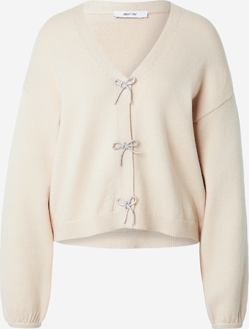 smėlio ABOUT YOU Kardiganas 'Rosanna': priekis