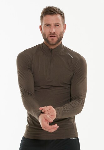 ENDURANCE Funktionsshirt 'Lyee' in Braun: Vorderseite