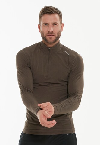 ENDURANCE Performance Shirt 'Lyee' in Brown: front