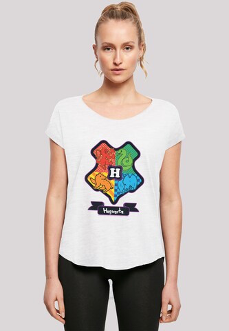 F4NT4STIC T-Shirt 'Harry Potter Hogwarts Junior' in Weiß: Vorderseite