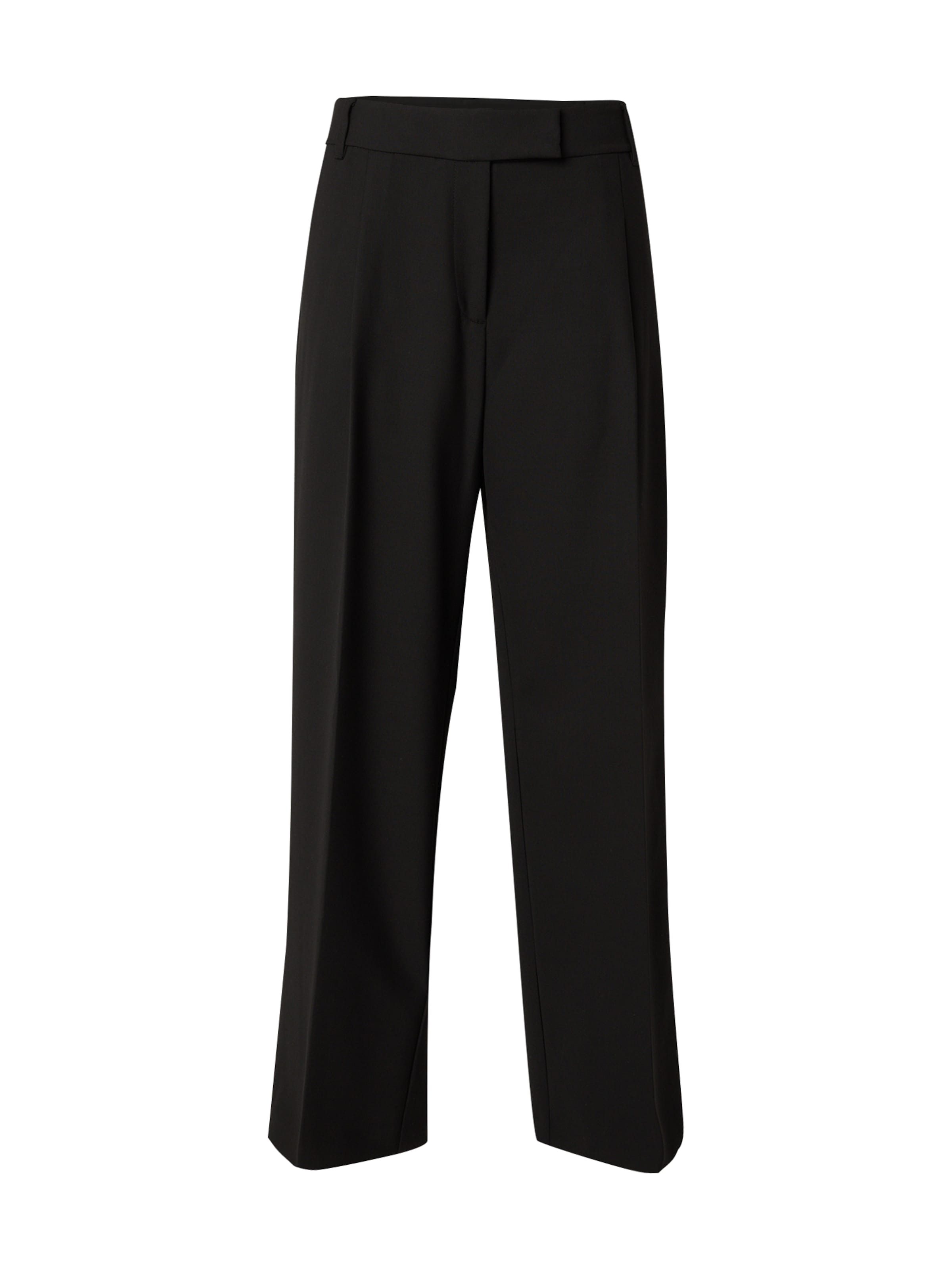 Pantalon à plis s.Oliver BLACK LABEL en noir : devant
