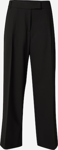 juoda s.Oliver BLACK LABEL Laisvas Kelnės su kantu: priekis