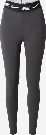 Nike Sportswear Leggings 'Club' en gris foncé / noir / blanc, Vue avec produit